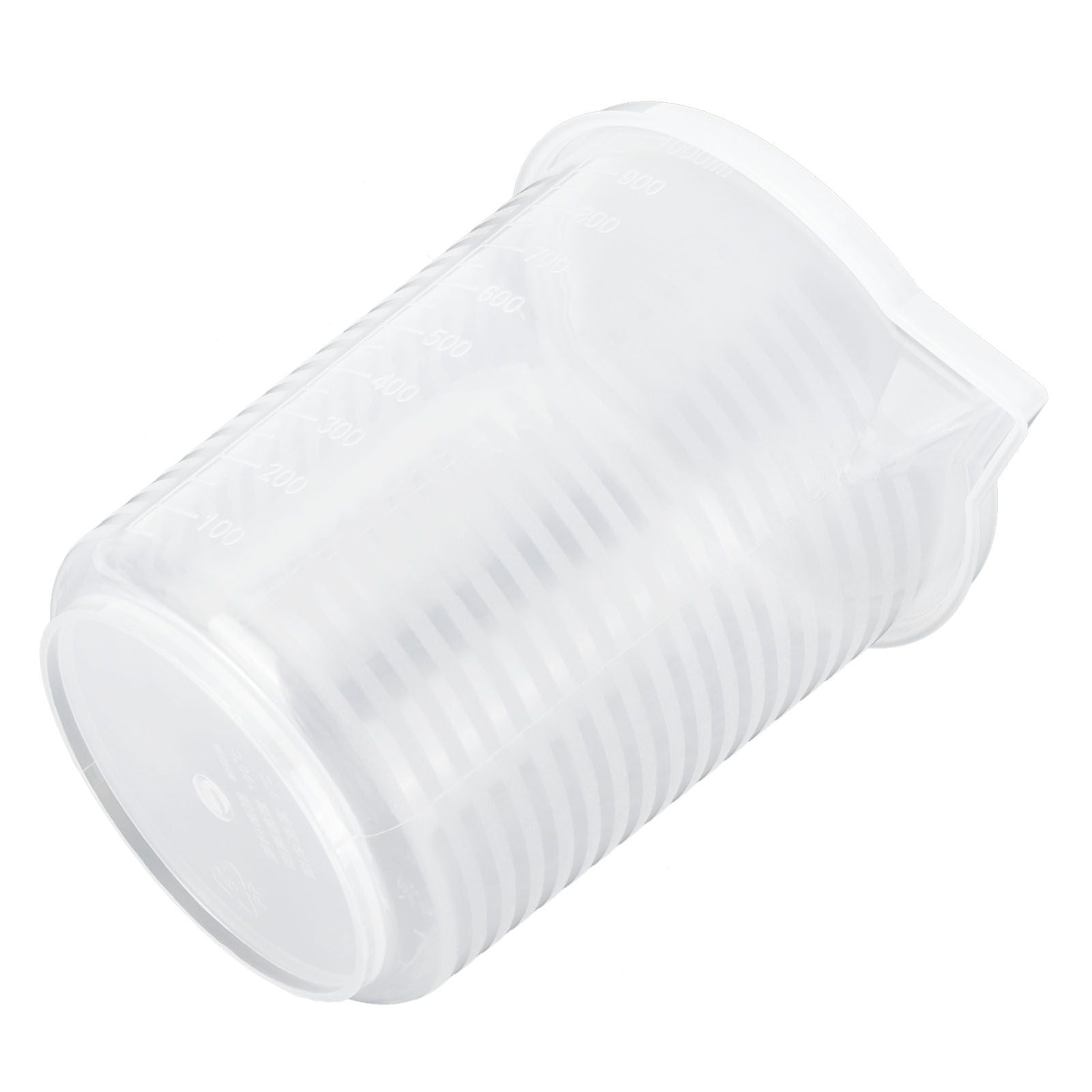 500ml/1000ml Clear Plastic Measuring Cups with Lid Kitchen Cooking Baking Accessaries 1000ml