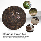Chinese Yunnan Raw Cake Pu er Tea Healthy Pu'erh Gift for Yourself Family Friends 330g