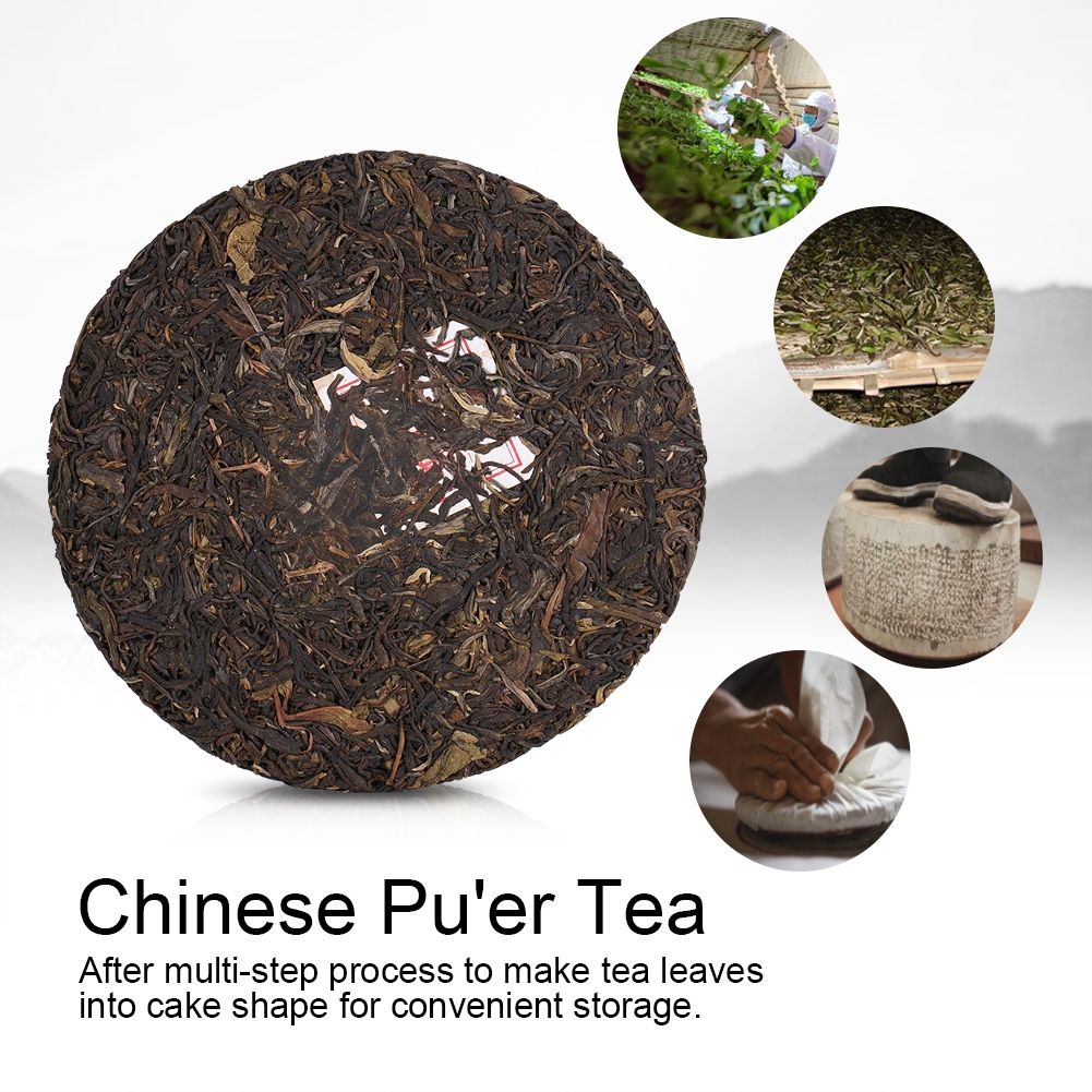 Chinese Yunnan Raw Cake Pu er Tea Healthy Pu'erh Gift for Yourself Family Friends 330g