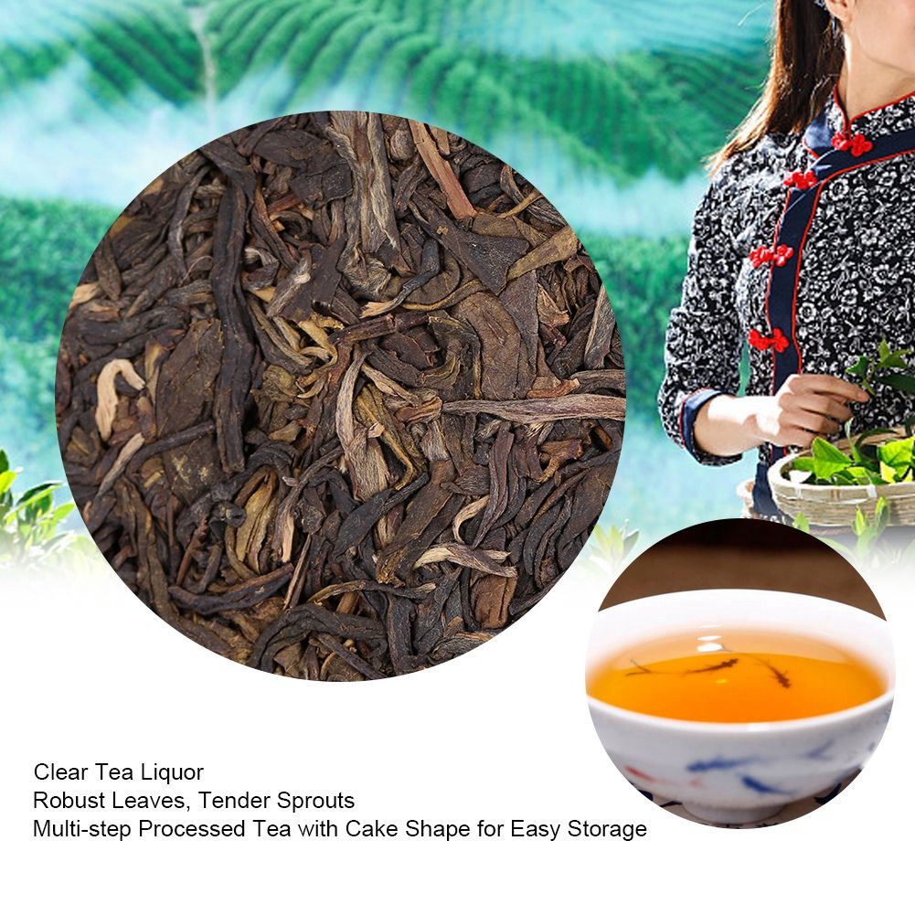 Chinese Yunnan Raw Cake Pu er Tea Healthy Pu'erh Gift for Yourself Family Friends 330g