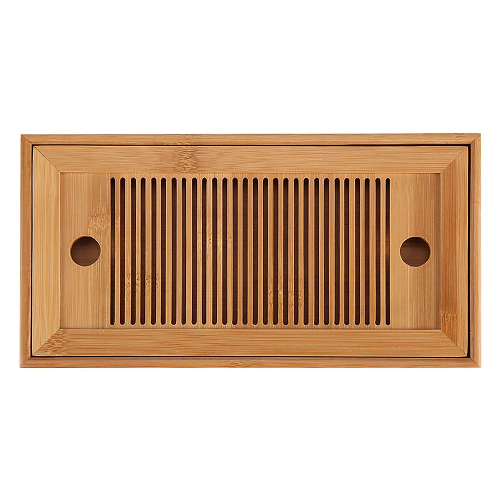 Bamboo Tea Tray Chinese Gongfu Tea Mini Serving Table for Teahouse Home Office