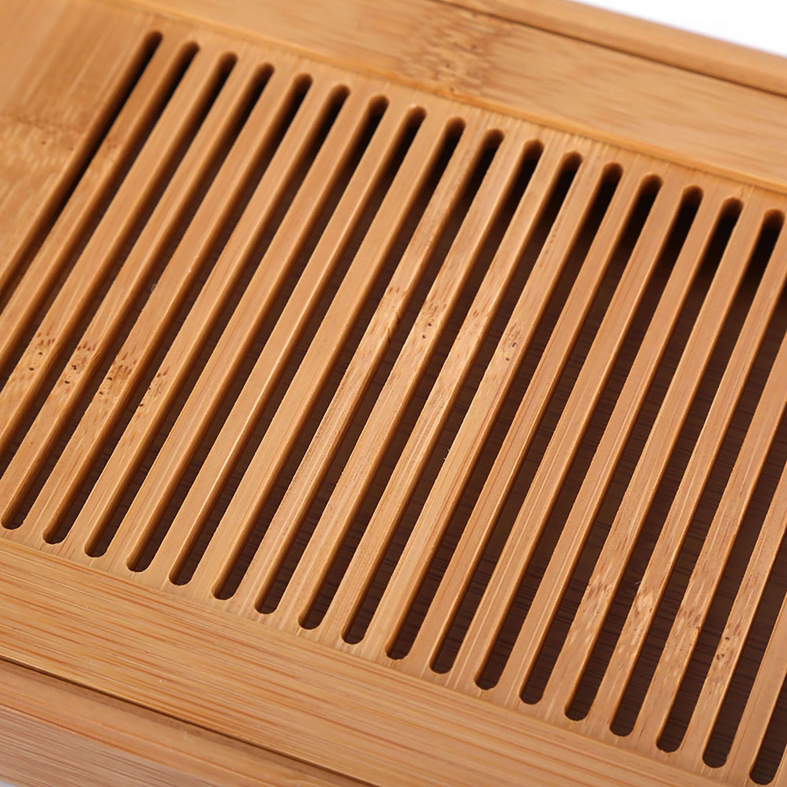 Bamboo Tea Tray Chinese Gongfu Tea Mini Serving Table for Teahouse Home Office