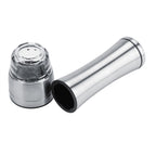 Stainless Steel & Acrylic Manual Salt & Pepper Mill Grinder Kitchen Cooking Tool