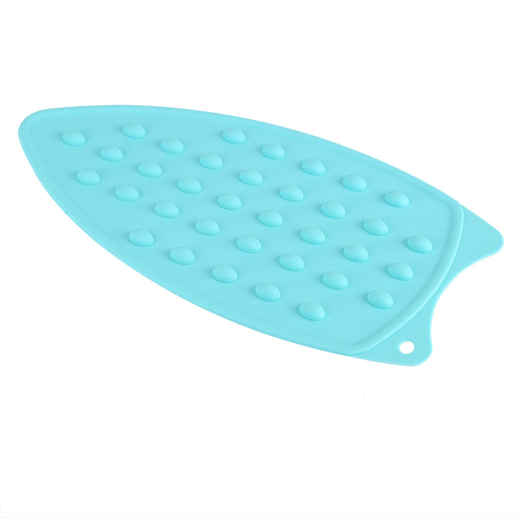 Anti slip Heat Resistant Silicone Iron Mat Hot Safety Protection Ironing Rest Pad (Green)