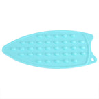 Anti slip Heat Resistant Silicone Iron Mat Hot Safety Protection Ironing Rest Pad (Green)