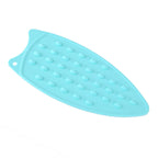 Anti slip Heat Resistant Silicone Iron Mat Hot Safety Protection Ironing Rest Pad (Green)
