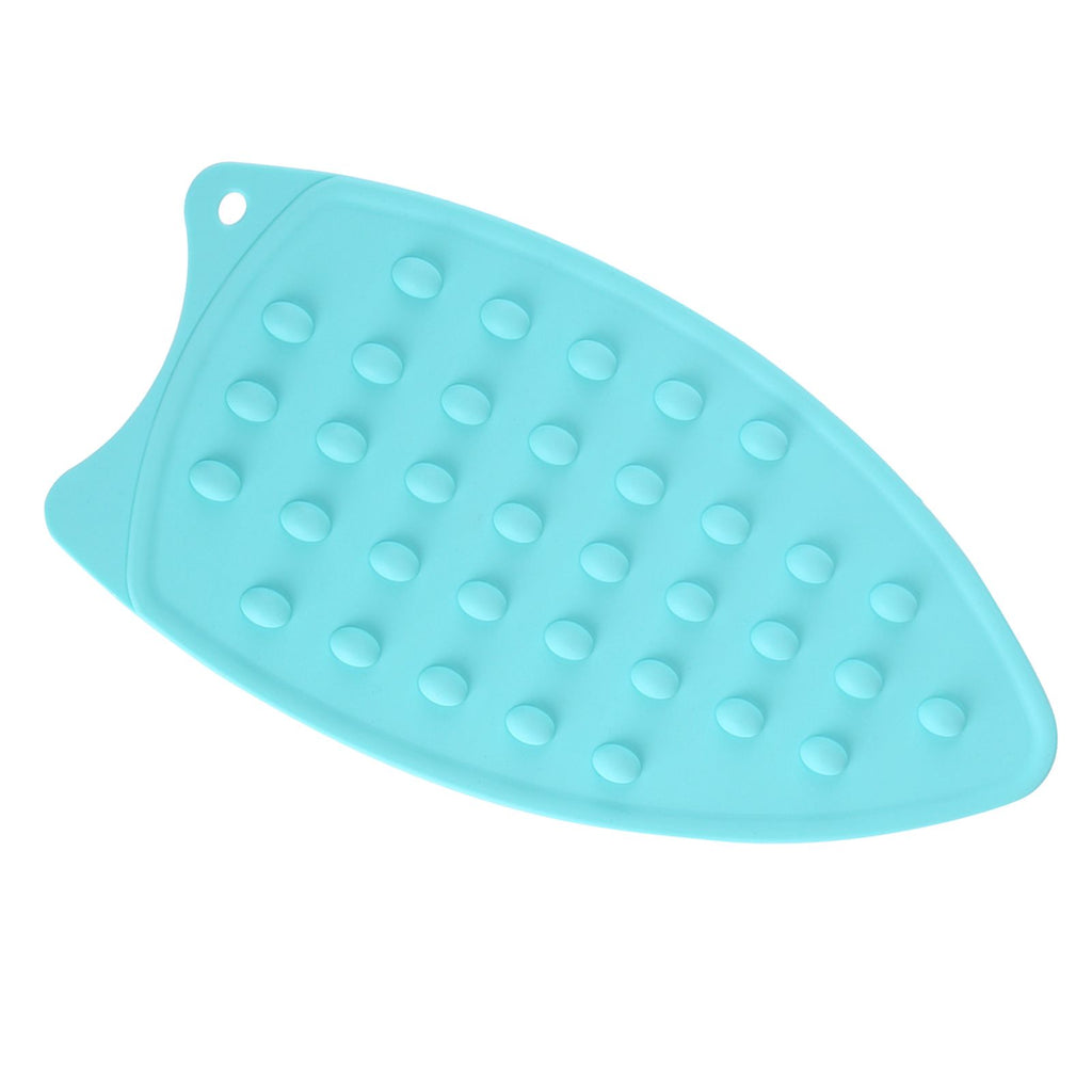 Anti slip Heat Resistant Silicone Iron Mat Hot Safety Protection Ironing Rest Pad (Green)