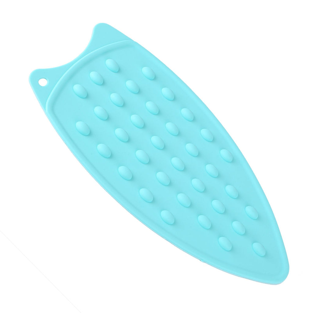 Anti slip Heat Resistant Silicone Iron Mat Hot Safety Protection Ironing Rest Pad (Green)