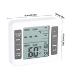 Wireless Digital Freezer Thermometer Indoor/Outdoor Temperature Sensor with Audible Alarm