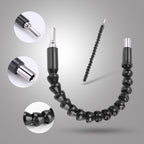 32pcs Stainless Steel Drill Bits Screwdriver Heads Sockets Set with Flexible Extension Shaft