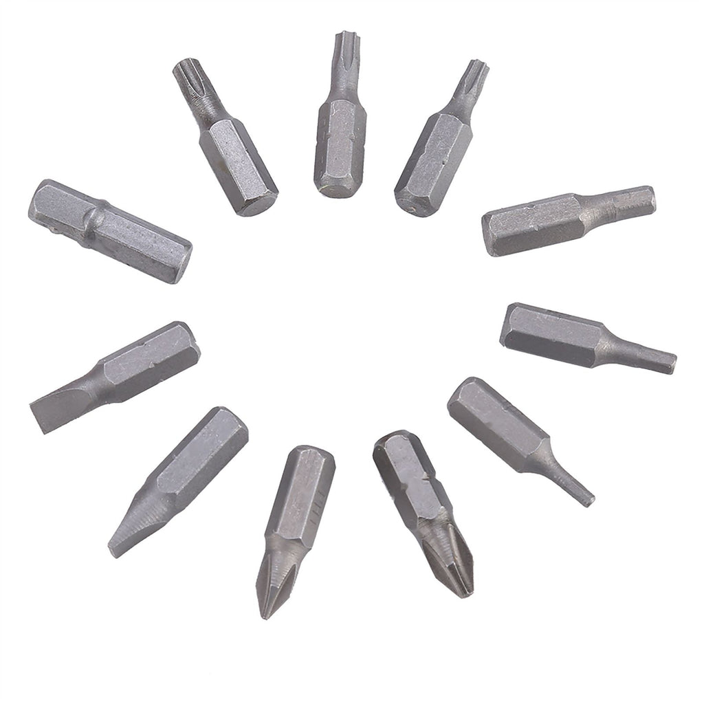 32pcs Stainless Steel Drill Bits Screwdriver Heads Sockets Set with Flexible Extension Shaft