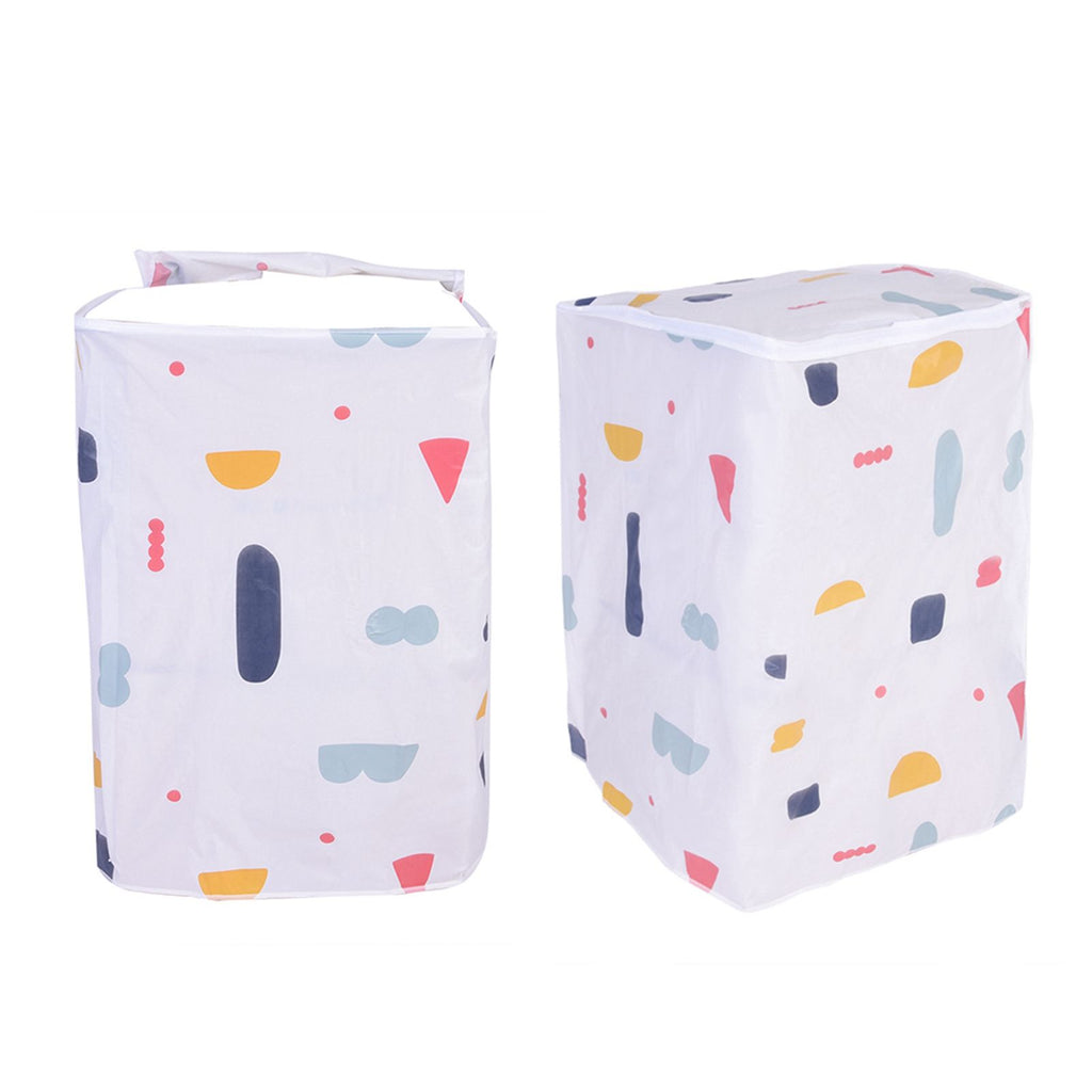 Waterproof Washing Machine Zipped Cover Dust Protection for Top Load Washer Dryer(Top Load)