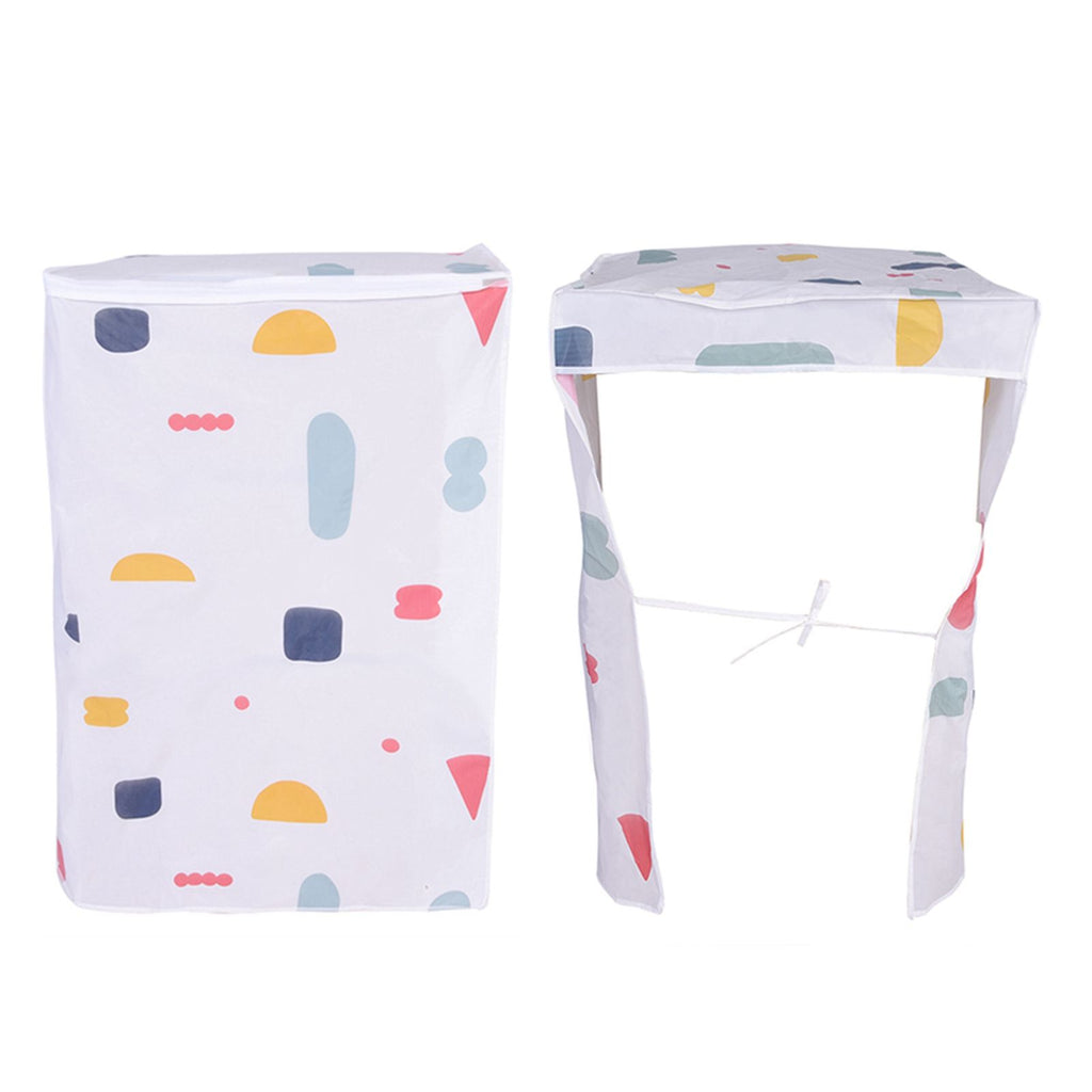 Waterproof Washing Machine Zipped Cover Dust Protection for Top Load Washer Dryer(Top Load)