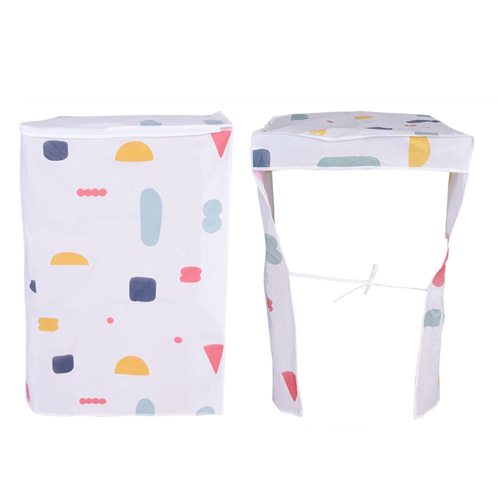 Waterproof Washing Machine Zipped Cover Dust Protection for Top Load Washer Dryer(Top Load)