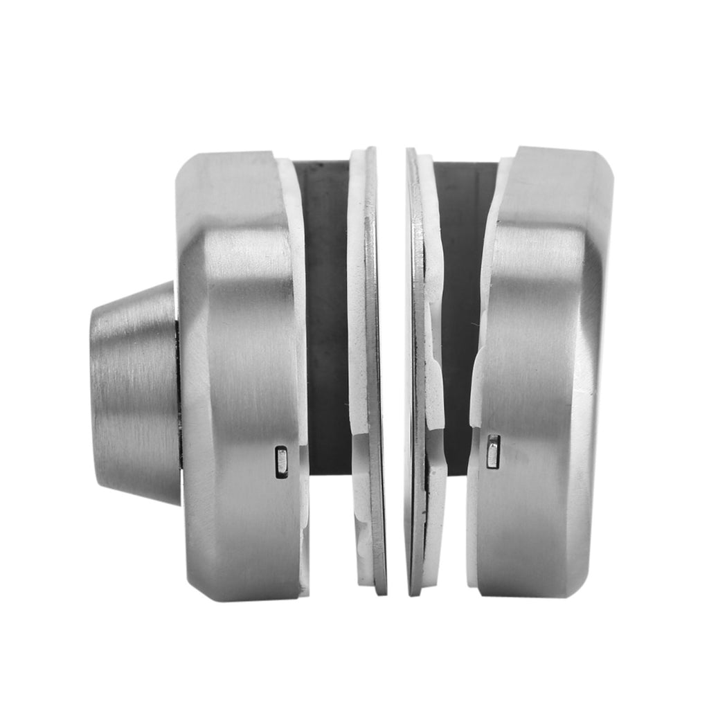 10~12mm Stainless Steel Glass Door Lock with Keys Open/Close Home Hotel Bathroom Use