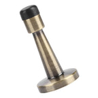 Zinc Alloy Rubber Anti Collision Door Stopper Holder Home Hotel Office Accessory (Bronze)