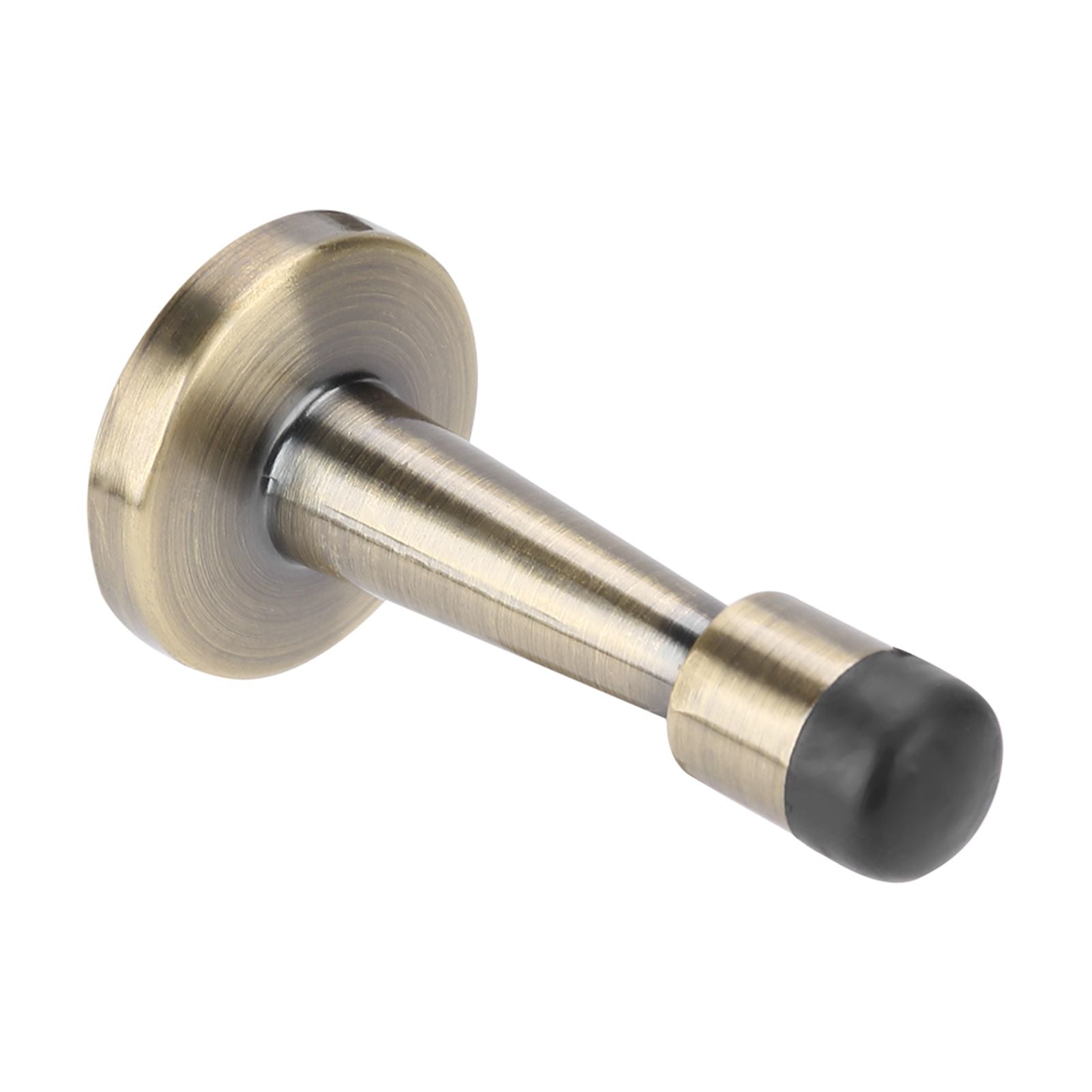 Zinc Alloy Rubber Anti Collision Door Stopper Holder Home Hotel Office Accessory (Bronze)