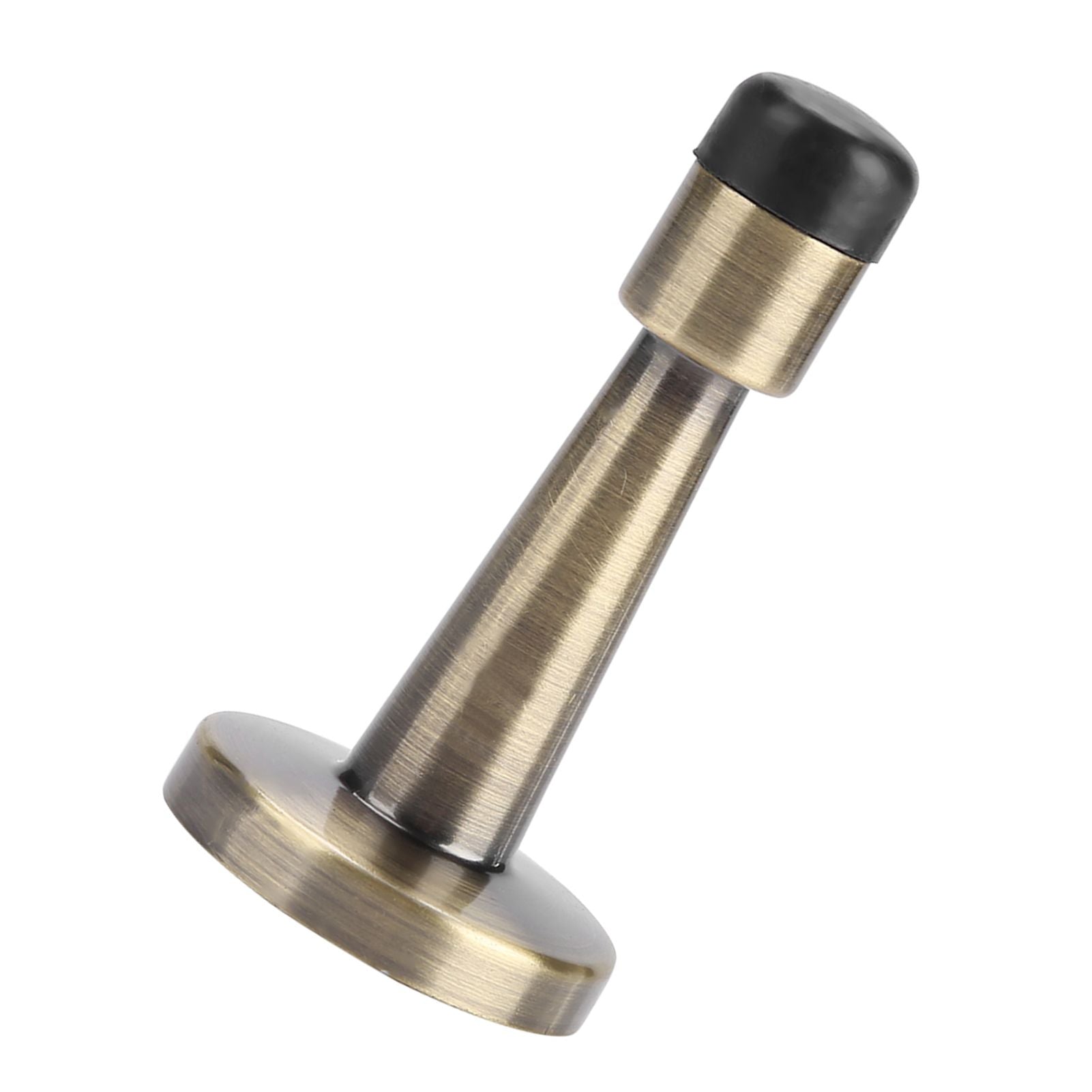 Zinc Alloy Rubber Anti Collision Door Stopper Holder Home Hotel Office Accessory (Bronze)