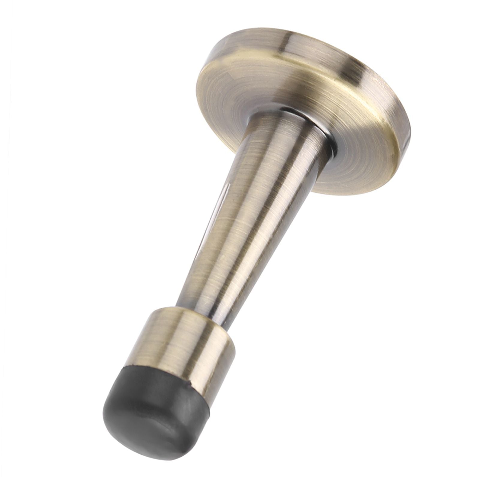 Zinc Alloy Rubber Anti Collision Door Stopper Holder Home Hotel Office Accessory (Bronze)