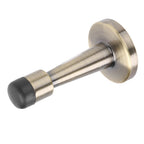 Zinc Alloy Rubber Anti Collision Door Stopper Holder Home Hotel Office Accessory (Bronze)