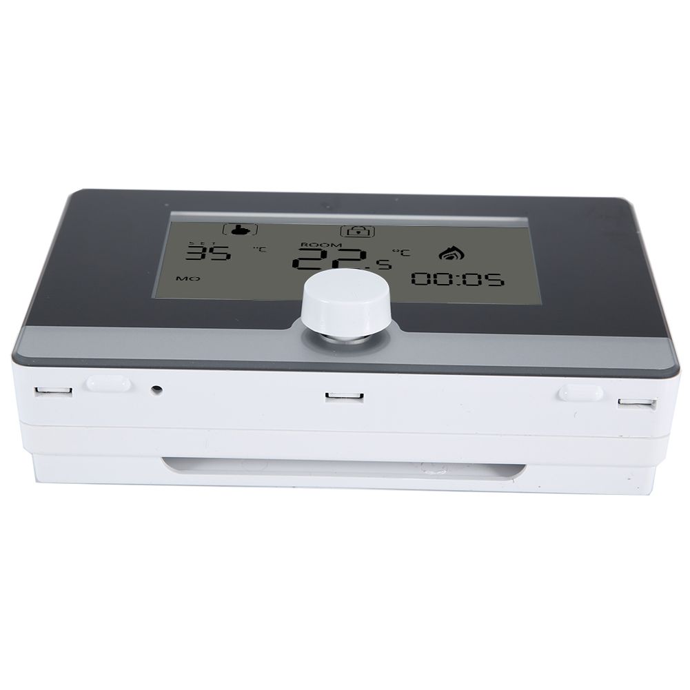 Programmable Thermostat Temperature Controller for Wall hung Boiler Heating System White