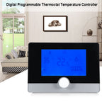Programmable Thermostat Temperature Controller for Wall hung Boiler Heating System White