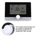 Programmable Thermostat Temperature Controller for Wall hung Boiler Heating System White