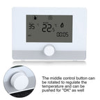 Programmable Thermostat Temperature Controller for Wall hung Boiler Heating System Black