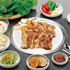 100Pcs Non Stick Round BBQ Paper Baking Sheets 10 Inch Barbecue Tin Foil Paper for Grill Line C