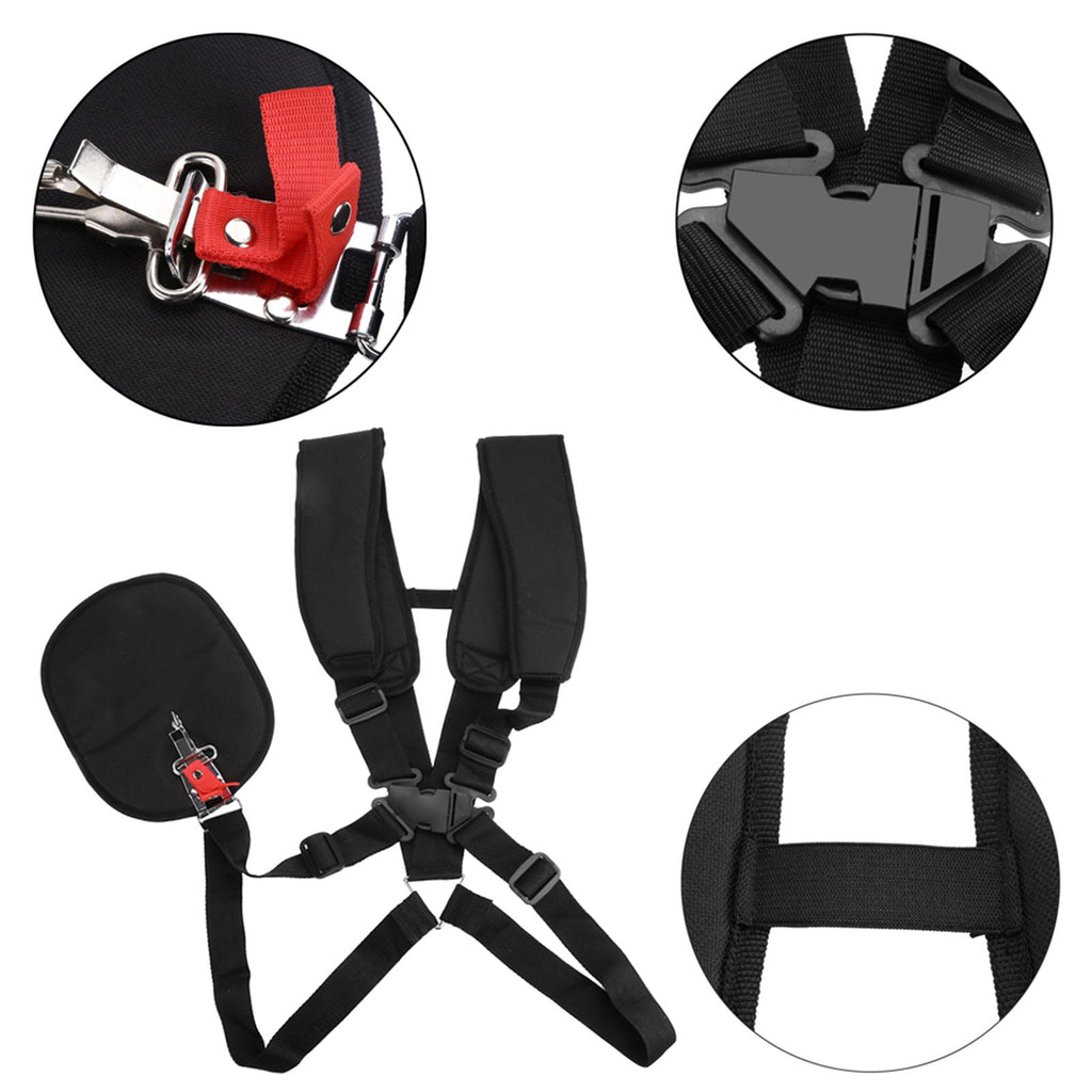 Professional Trimmer Double Shoulder Strap Mower Nylon Belt for Brush Cutter Garden Lawn