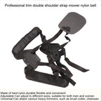 Professional Trimmer Double Shoulder Strap Mower Nylon Belt for Brush Cutter Garden Lawn