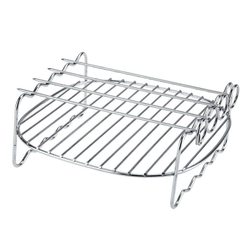 Replacement BBQ Rack Double Layer Skewers Baking Tray For Philips Air Fryer