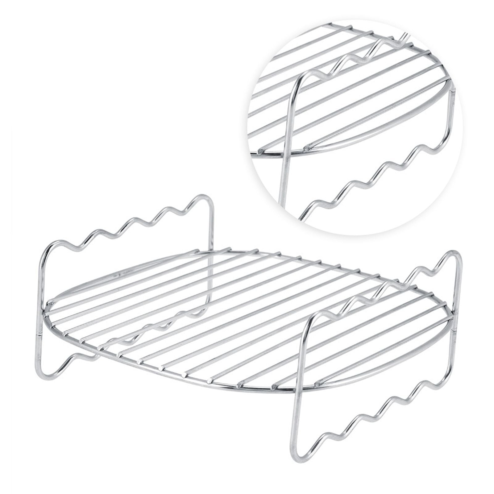 Replacement BBQ Rack Double Layer Skewers Baking Tray For Philips Air Fryer