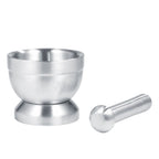 Stainless Steel Mortar and Pestle Mixing Grinding Bowl Set Kitchen Garlic Grinder Tool