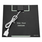 USB Solar Panel Powered Mini Portable Fan for Cooling Ventilation Home Travelling Fishing