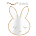 Nordic Acrylic Decorative Mirror Wall Sticker Decal Children Kids Room Art Home Decor #Rabbit