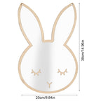 Nordic Acrylic Decorative Mirror Wall Sticker Decal Children Kids Room Art Home Decor #Rabbit