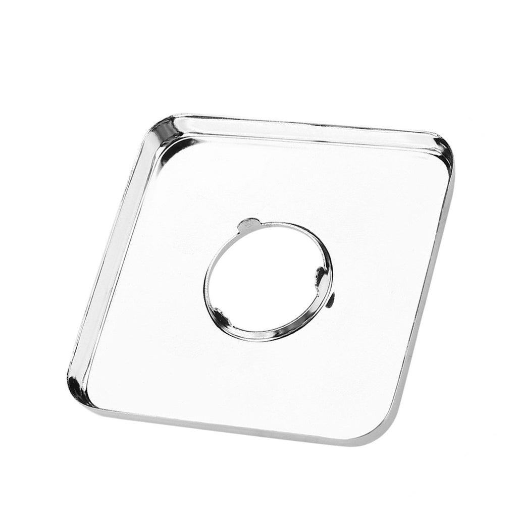 Solid Brass Chrome Finish Square Hand Shower Outlet Elbow Angle Valve Concealed Wall Mounted