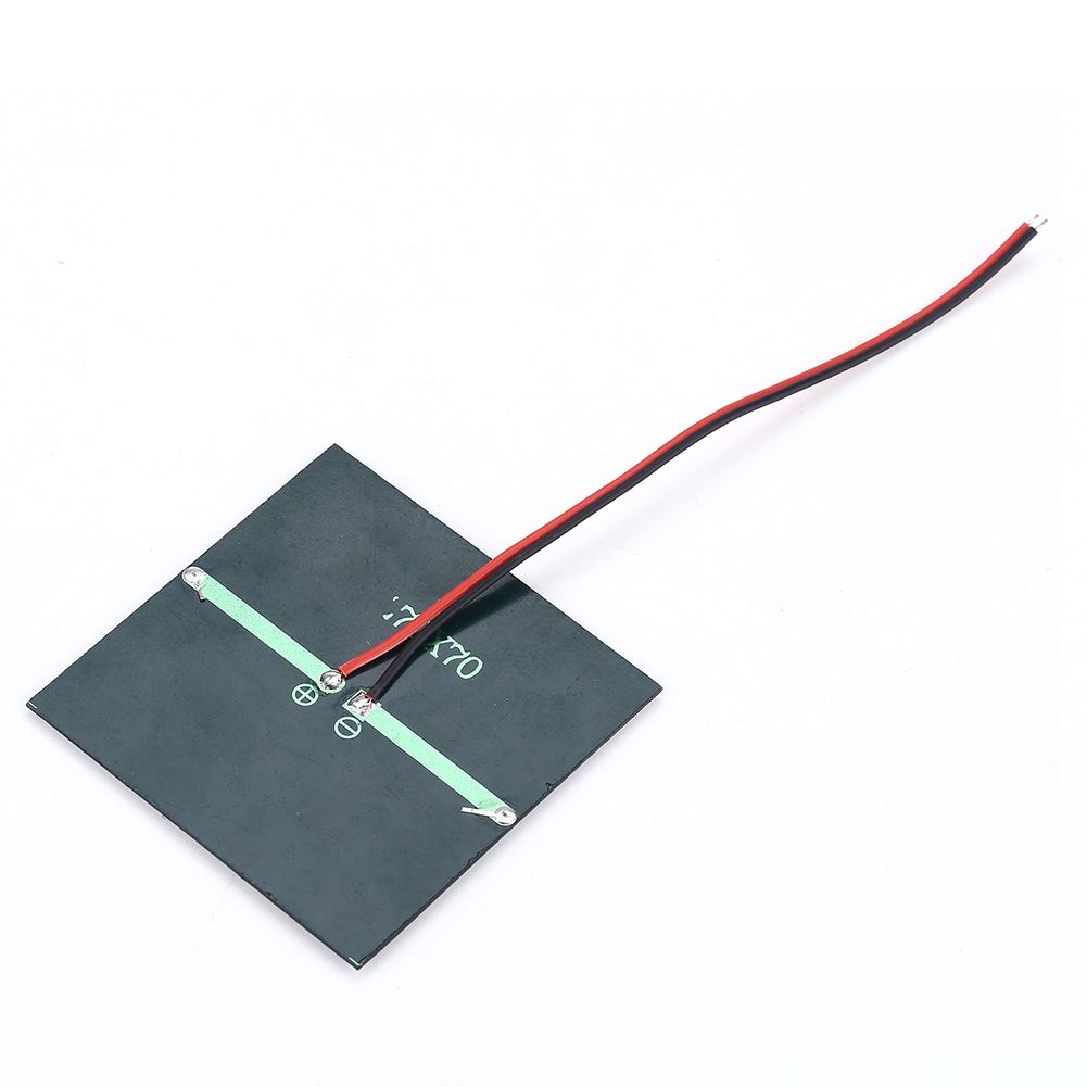 0.7W 1.5V Mini Portable Solar Panel DIY Power Module Charger for 1.2V Battery with Wire 70*70MM