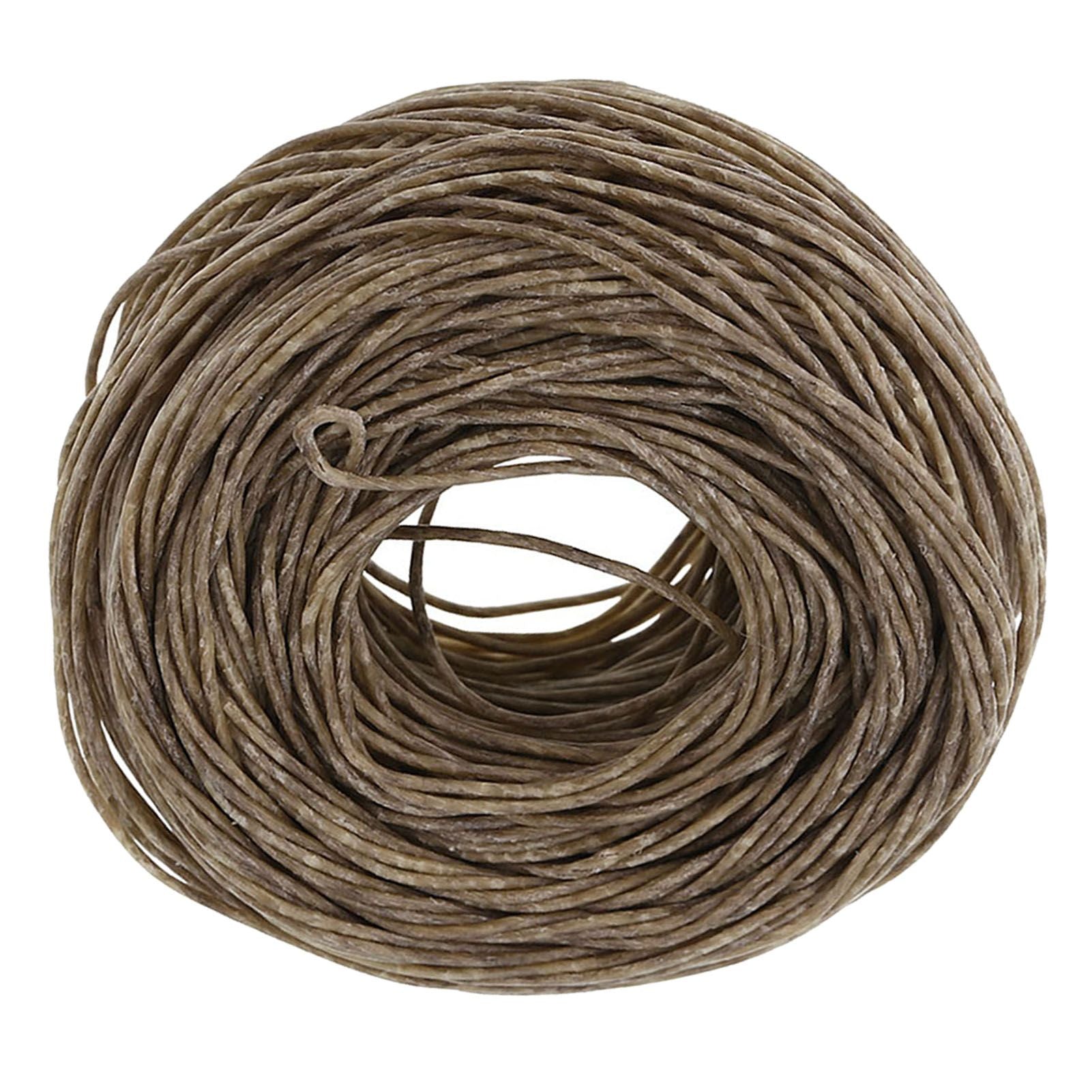 61m Organic Hemp Candle Wick Core with Pure Bee wax for DIY Oil Lamp Dark