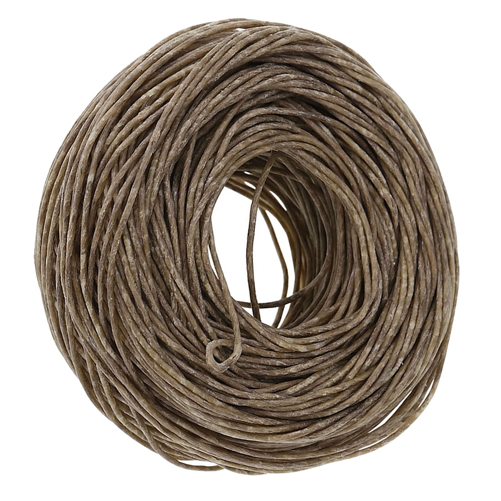 61m Organic Hemp Candle Wick Core with Pure Bee wax for DIY Oil Lamp Dark
