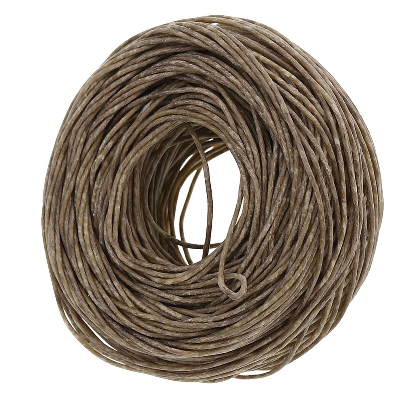 61m Organic Hemp Candle Wick Core with Pure Bee wax for DIY Oil Lamp Dark