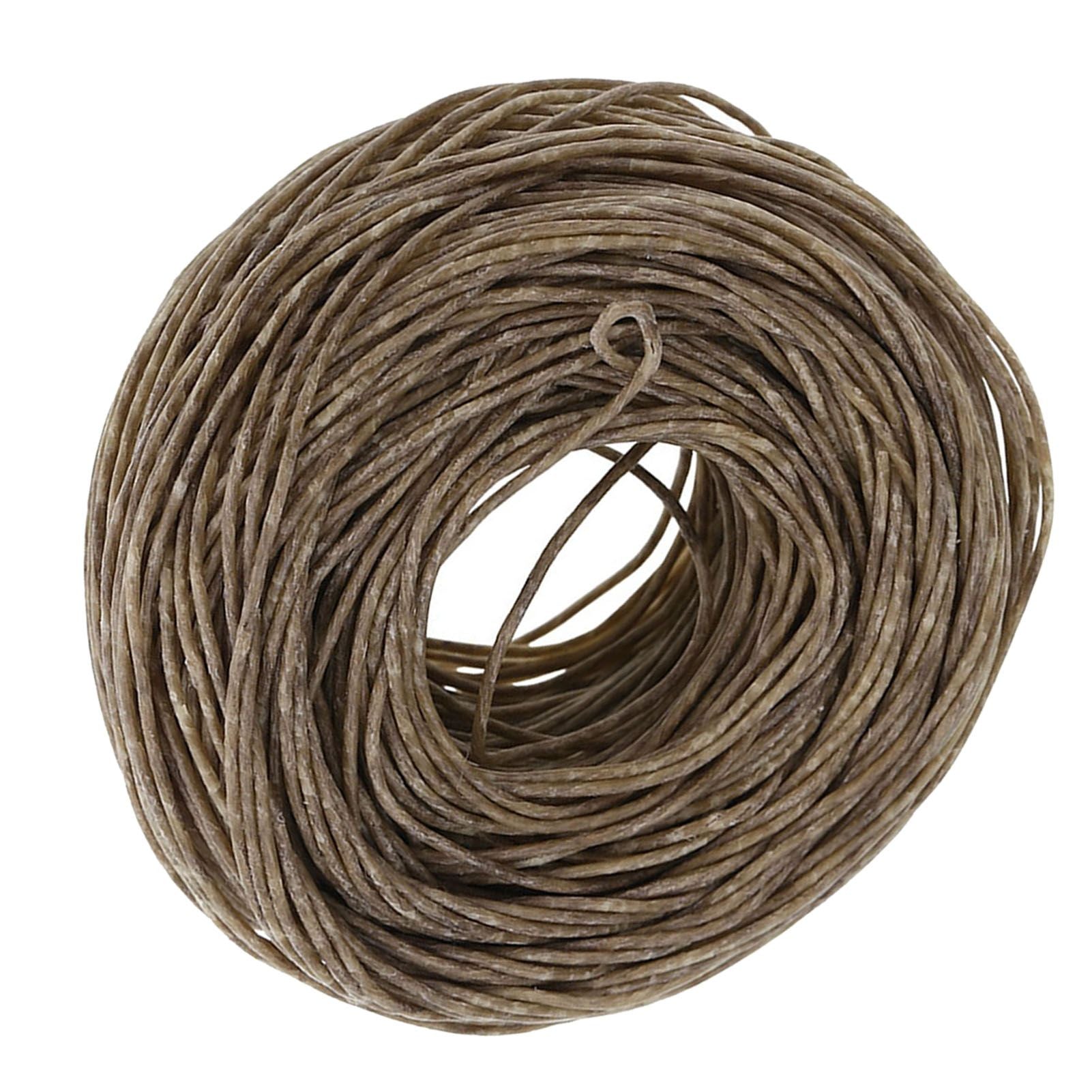 61m Organic Hemp Candle Wick Core with Pure Bee wax for DIY Oil Lamp Dark