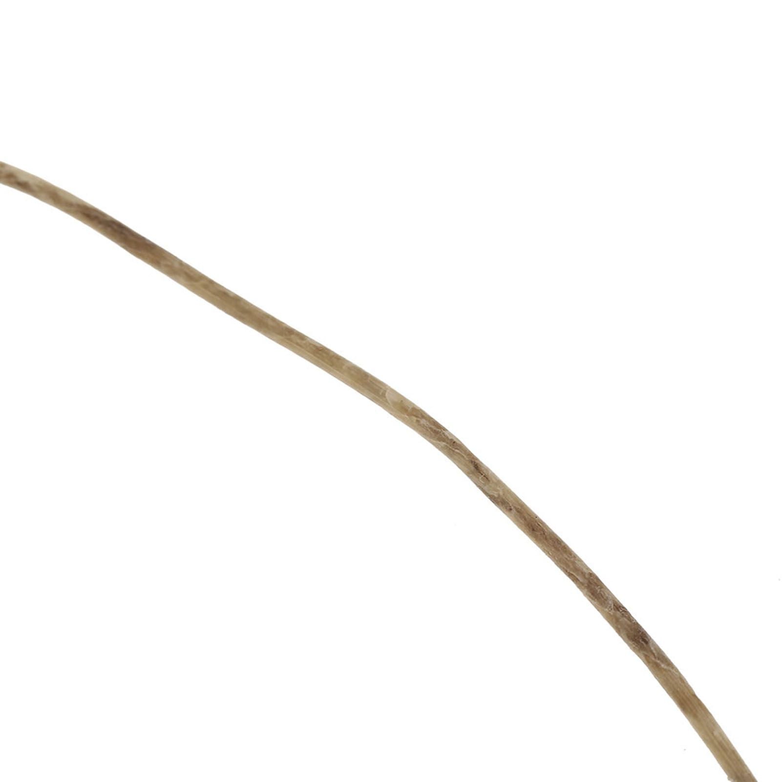 61m Organic Hemp Candle Wick Core with Pure Bee wax for DIY Oil Lamp Dark