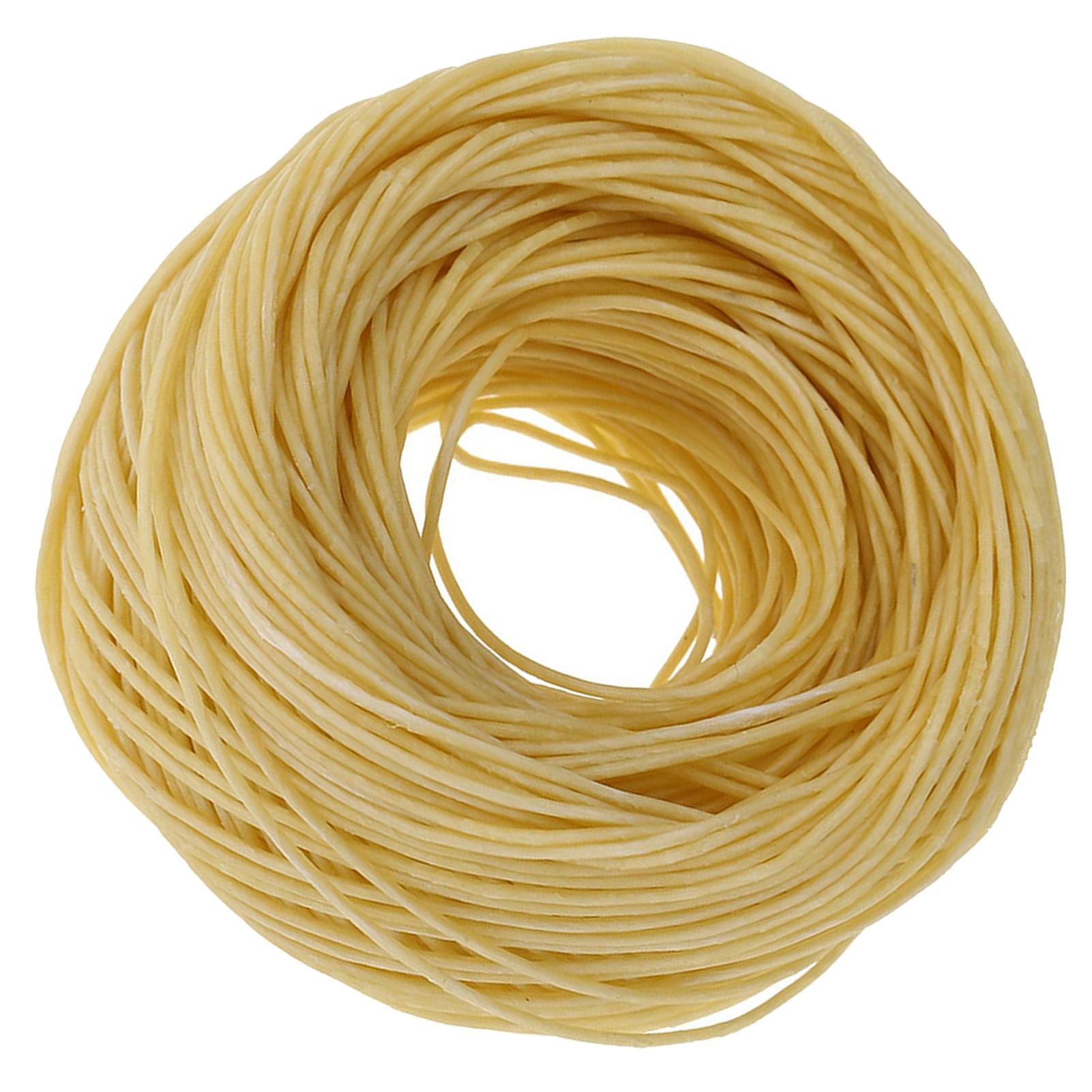 61m Organic Hemp Candle Wick Core with Pure Bee wax for DIY Oil Lamp Light