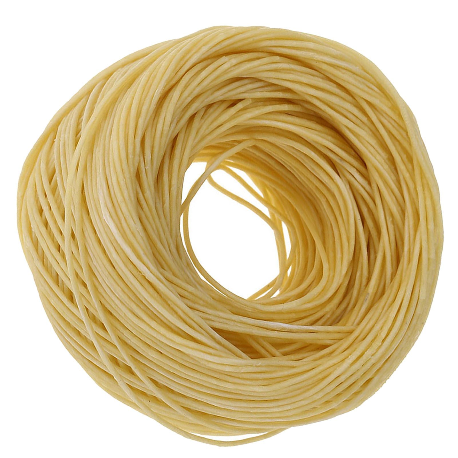 61m Organic Hemp Candle Wick Core with Pure Bee wax for DIY Oil Lamp Light
