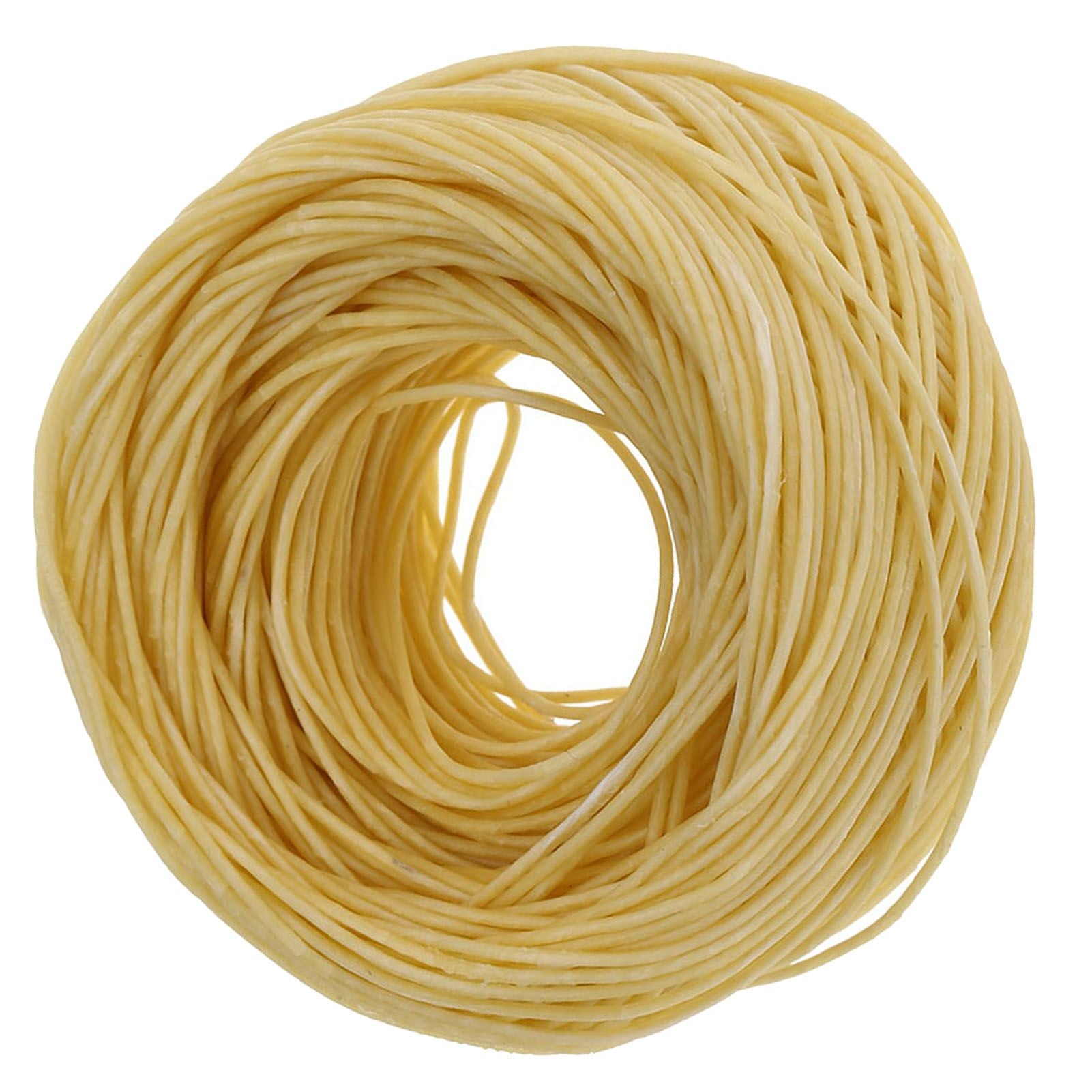 61m Organic Hemp Candle Wick Core with Pure Bee wax for DIY Oil Lamp Light