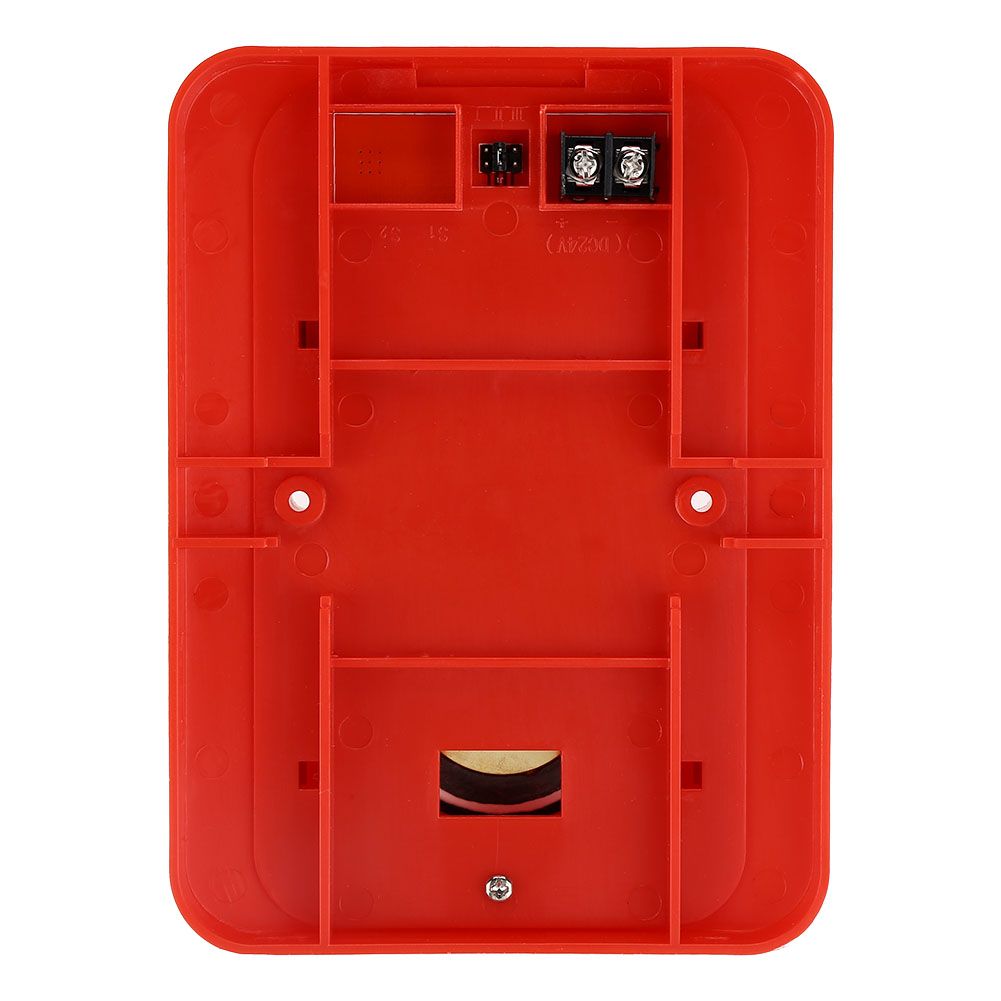Sound & Light Fire Alarm Warning Strobe Horn Alert Safety System Sensor for Home Office Hotel