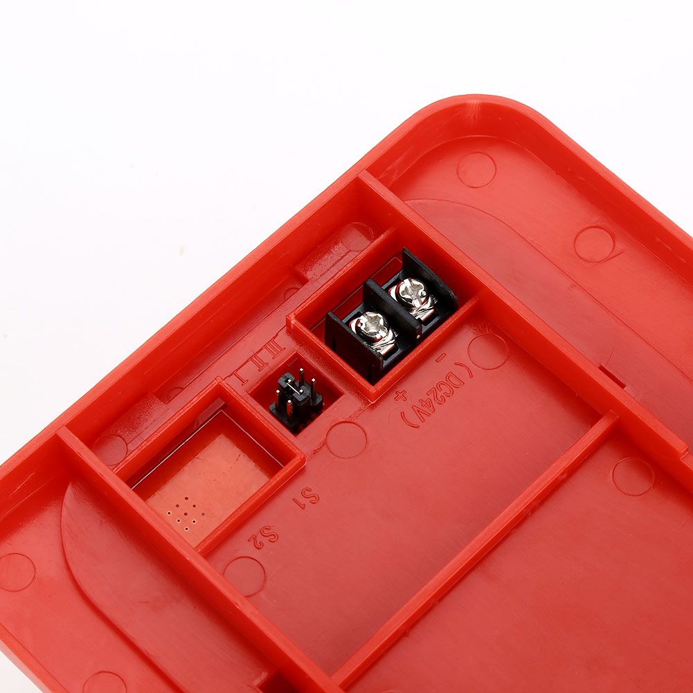 Sound & Light Fire Alarm Warning Strobe Horn Alert Safety System Sensor for Home Office Hotel