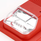 Sound & Light Fire Alarm Warning Strobe Horn Alert Safety System Sensor for Home Office Hotel